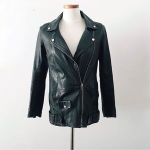 ZARA WOMAN Black Leather Jacket